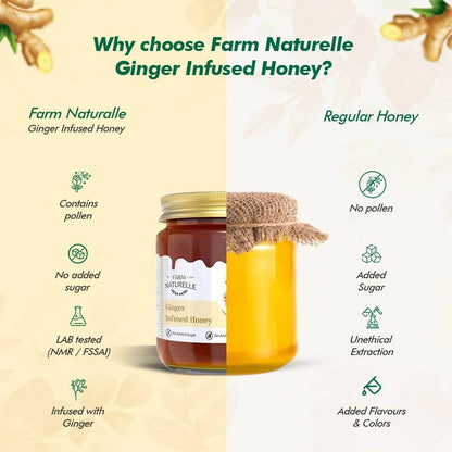 Farm Naturelle Ginger Infused Honey