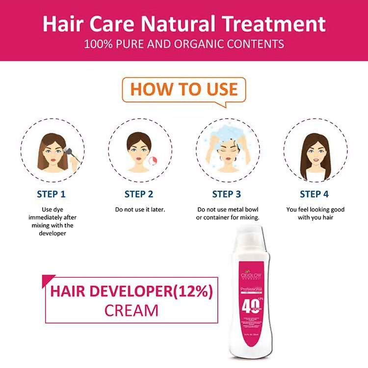 Oxyglow Herbals Professional Hair Developer - 40 Volume (12%)
