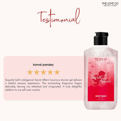 The Love Co. Secret Affair Body Wash