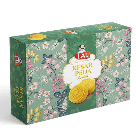 Lal Sweets Kesar Peda