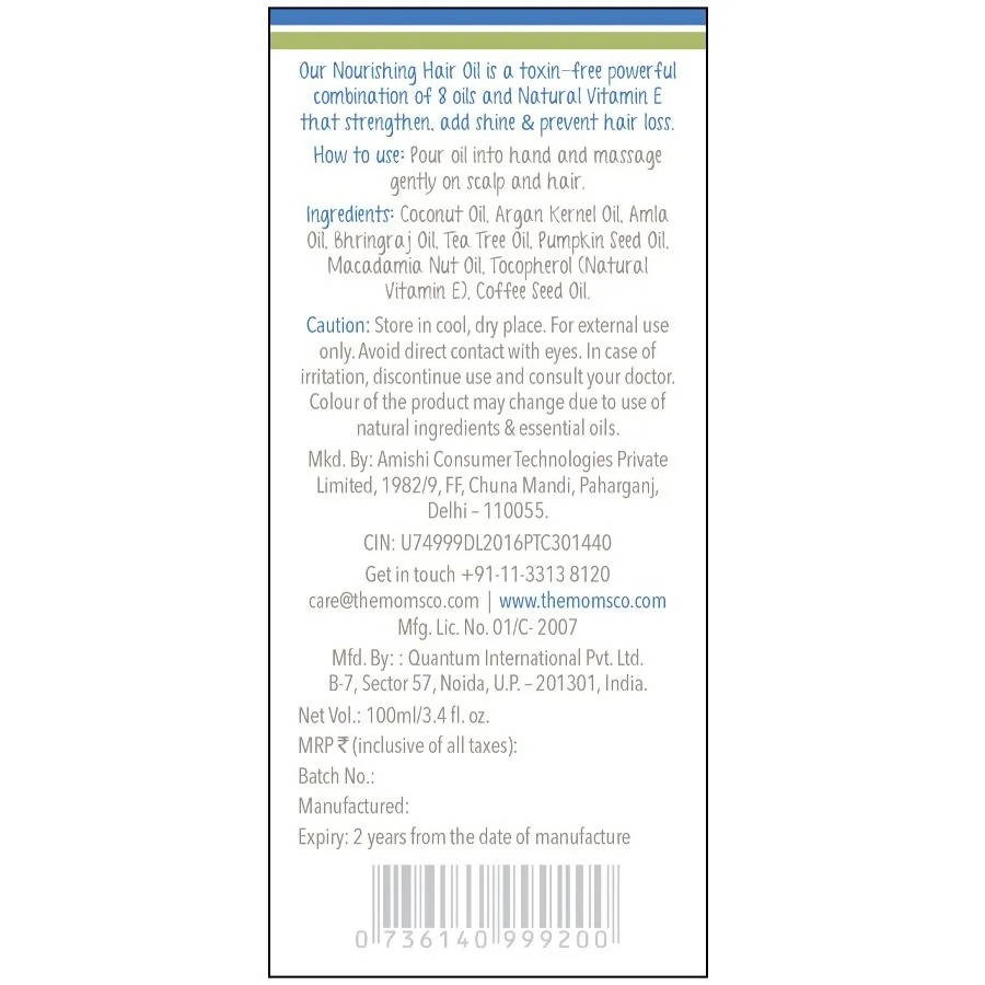 the moms co natural nourishing hair oil buy in usa