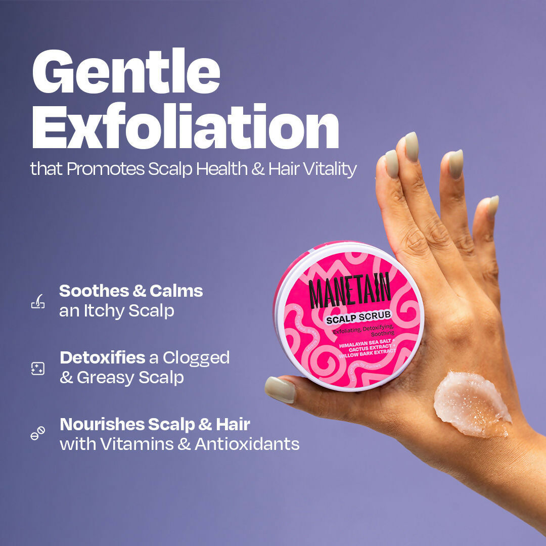 Manetain Scalp Scrub for Oily & Greasy Scalp & Hair