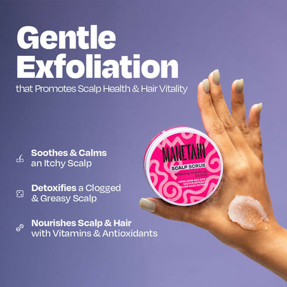 Manetain Scalp Scrub for Oily & Greasy Scalp & Hair