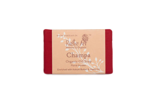 Buy Rustic Art Champa Organic Oil Soap from DrMediCart, Ship from India to USA