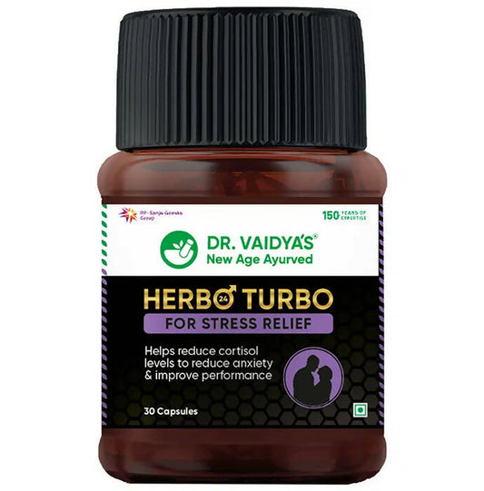 Buy Dr. Vaidya's Herbo 24 Turbo Capsules For calm  Relief from DrMediCart, Ship from India to USA
