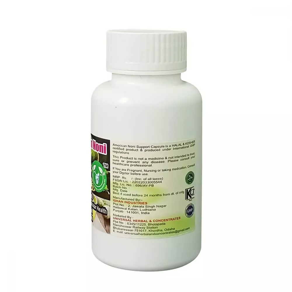 Universal Herbal & Concentrates American Noni Support Capsules