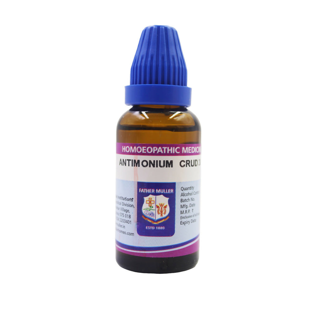Father Muller Antimonium Crudum Dilution