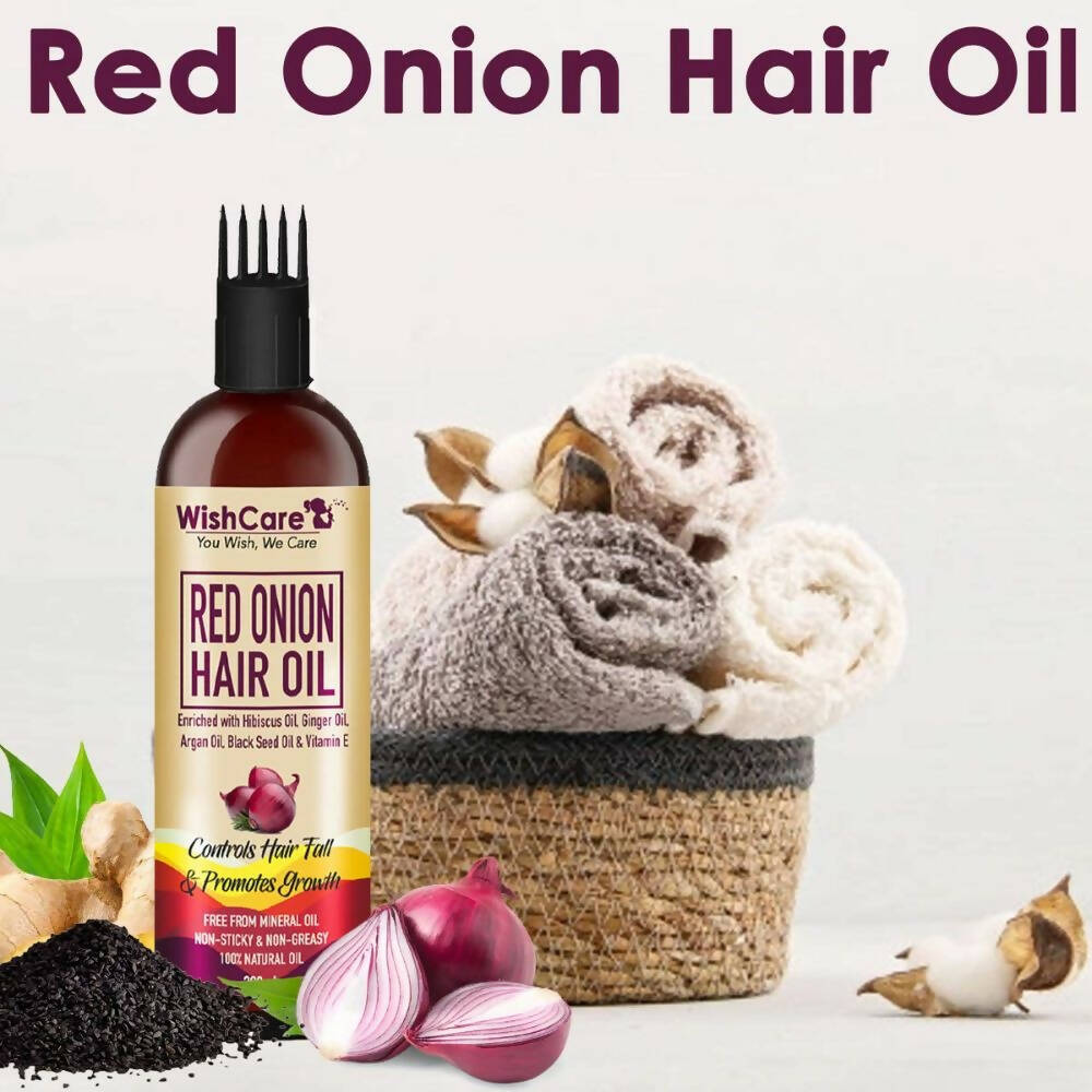 Wishcare Red Onion Hair Oil - Drmedicart