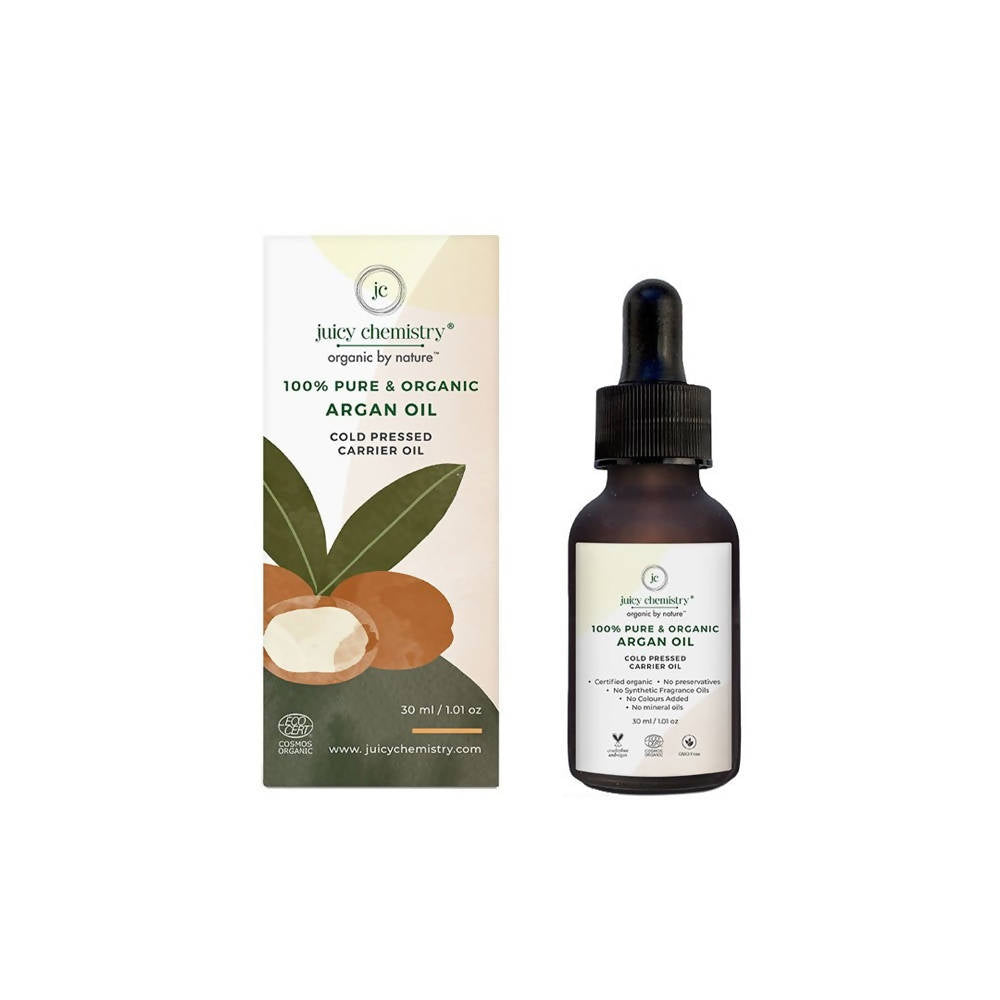 Juicy Chemistry Pure & Organic Argan Cold Pressed Carrier Oil