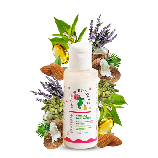 Tots & Bubbles Calming Baby Body Lotion with Kokum Butter & Sweet Almond Oil