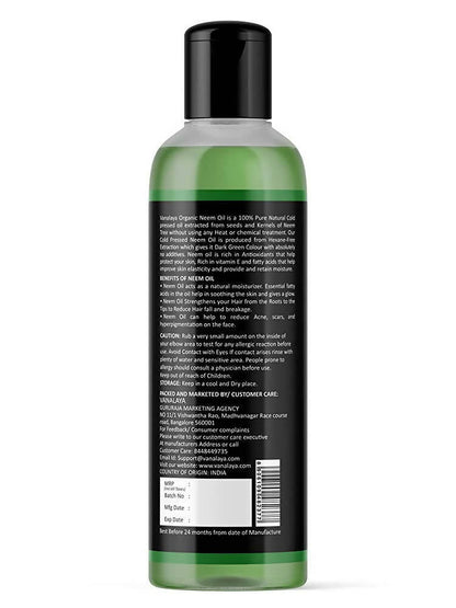 Vanalaya Cold Pressed Neem Oil - DrMediCart