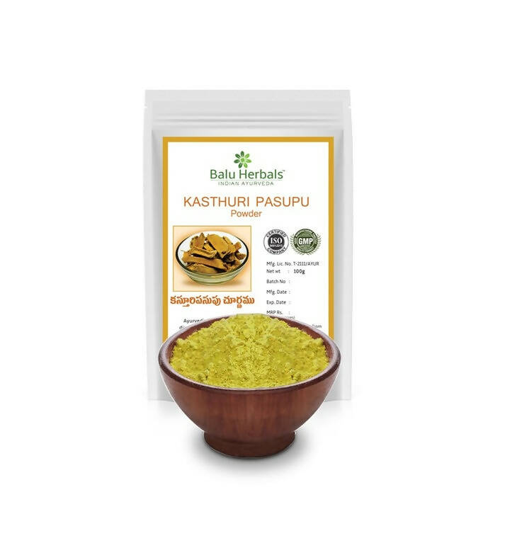 Buy Balu Herbals Wild Turmeric (Kasthuri Pasupu) Powder from DrMediCart, Ship from India to USA