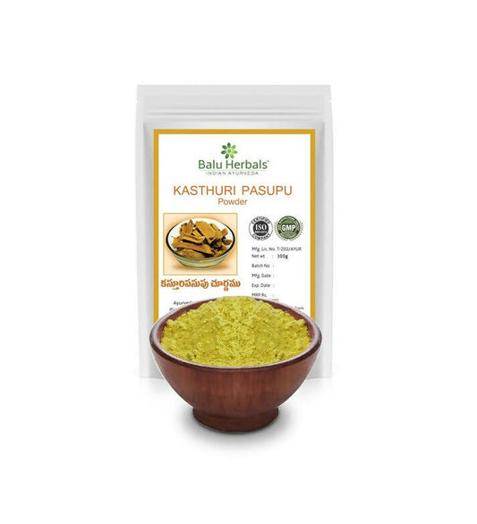 Buy Balu Herbals Wild Turmeric (Kasthuri Pasupu) Powder from DrMediCart, Ship from India to USA