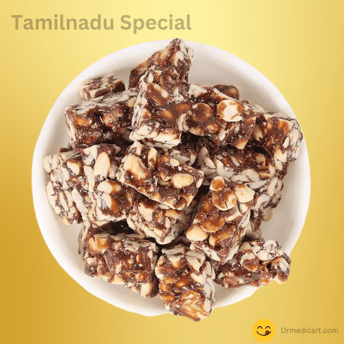 Buy Kovilpatti Karuppatti Kadalai Mittai - 200 Gram from DrMediCart, Ship from India to USA