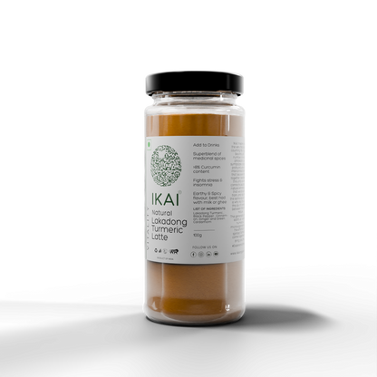 IKAI Natural Lakadong Turmeric Latte (Haldi Doodh)