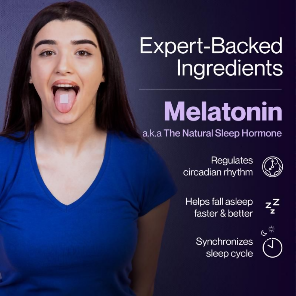 Setu Melatonin 5mg Promotes Relaxation & Sleep Strips