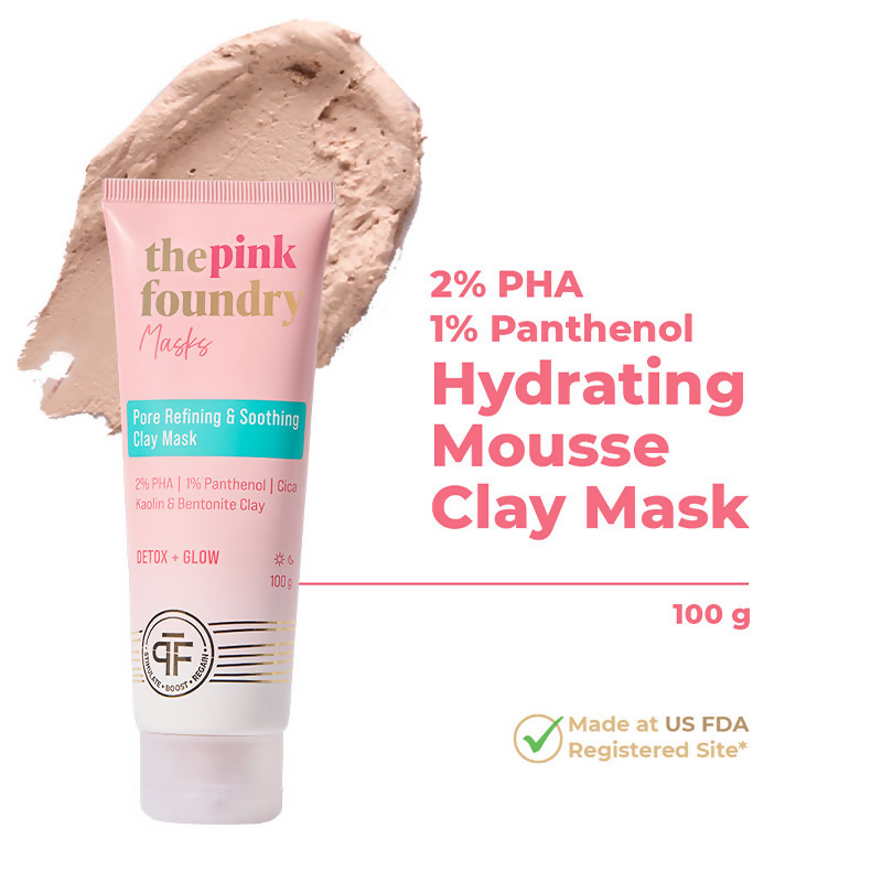 The Pink Foundry Pore Refining & Soothing Clay Mask