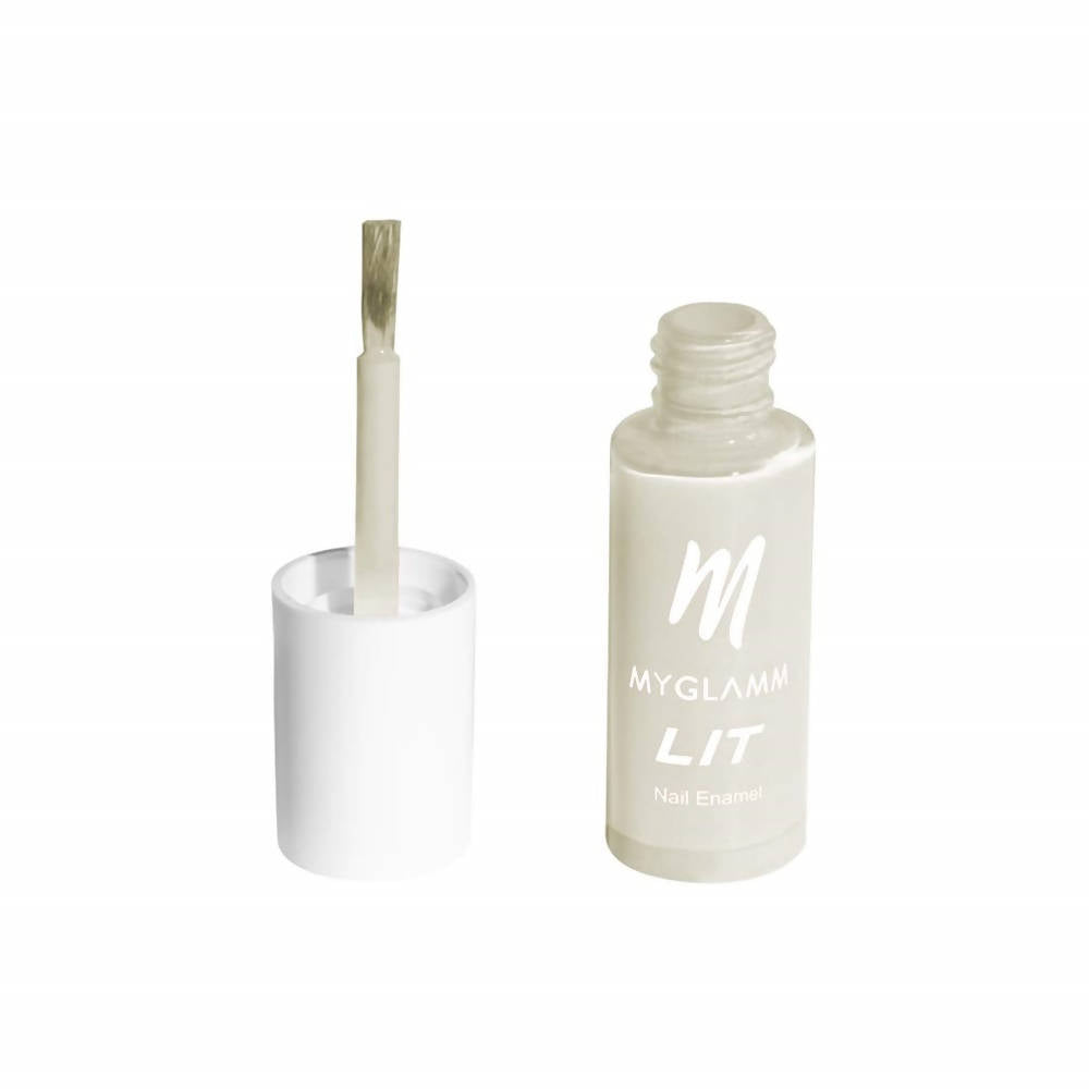 Myglamm LIT Nail Paint - Groundwork - Transparent Base Coat (7 Ml) - DrMediCart