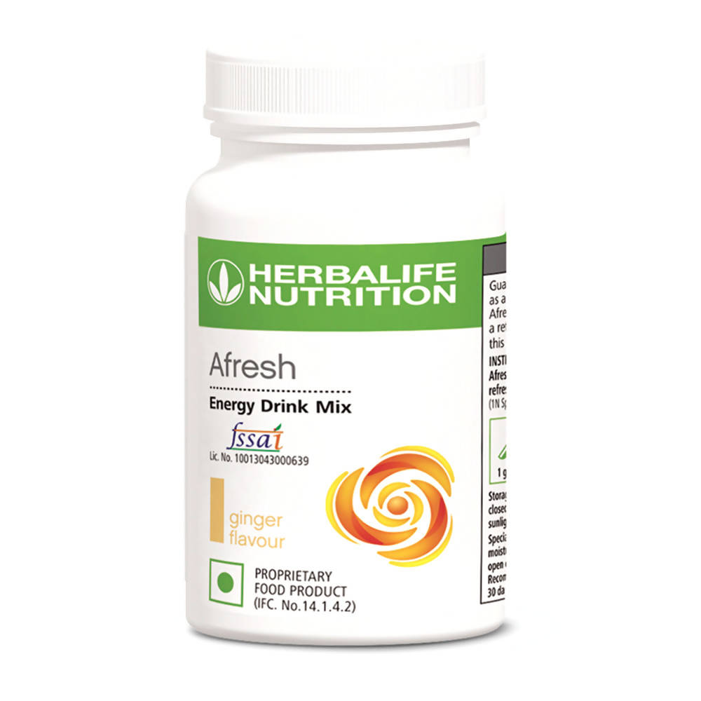 Herbalife Nutrition Afresh Energy Drink Mix | Rich source of Guarana Seed Extract, Orange Pekoe Extract and Antioxidants