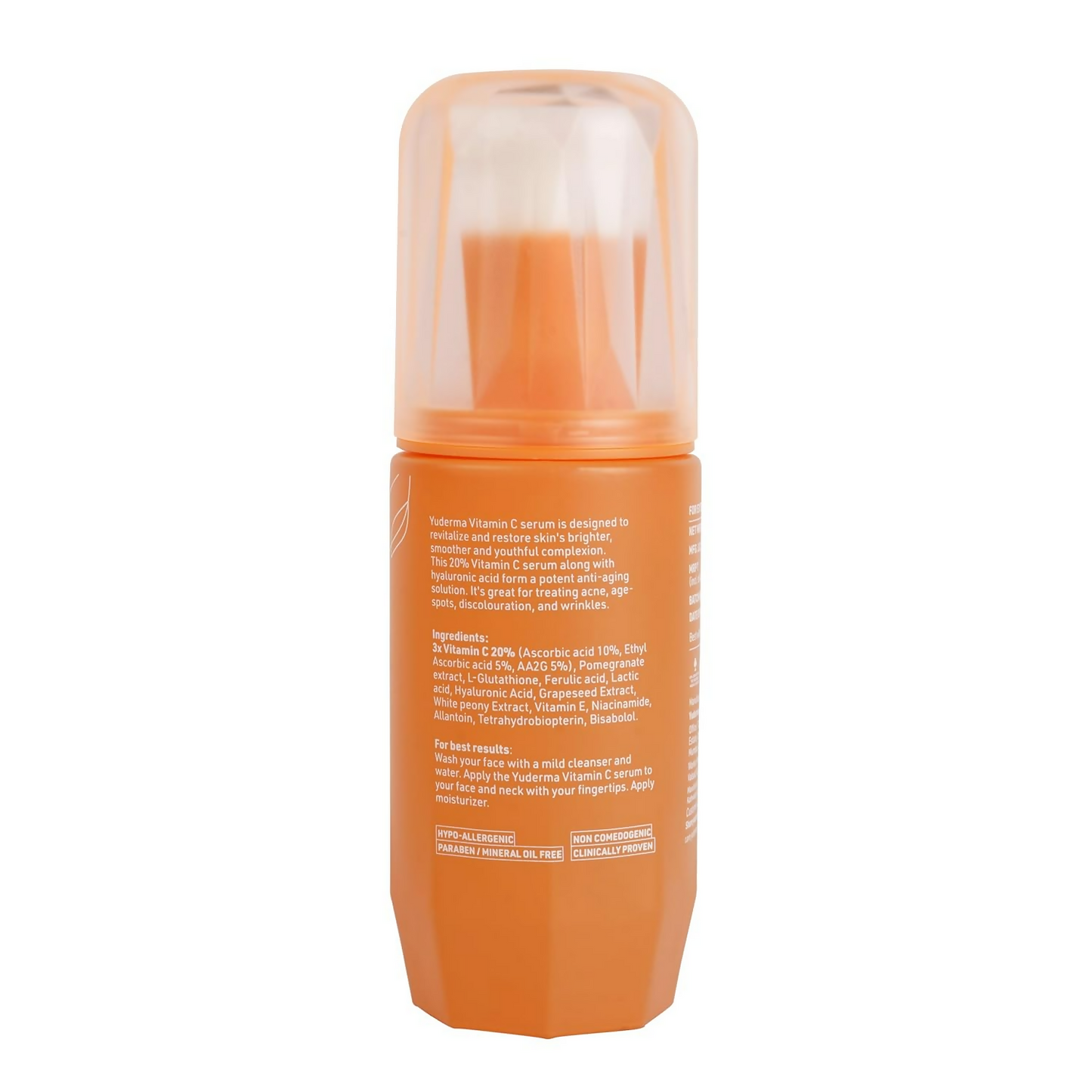 Yuderma Renewcell Vitamin C + Hyaluronic Acid Serum