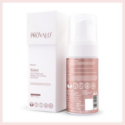 Provalo Walnut Acne Control And Pimple Care Foaming Face Wash For Women
