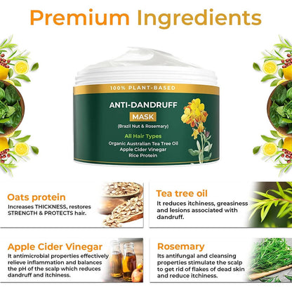 The Organic Forest Anti-Dandruff Hair Mask - Drmedicart