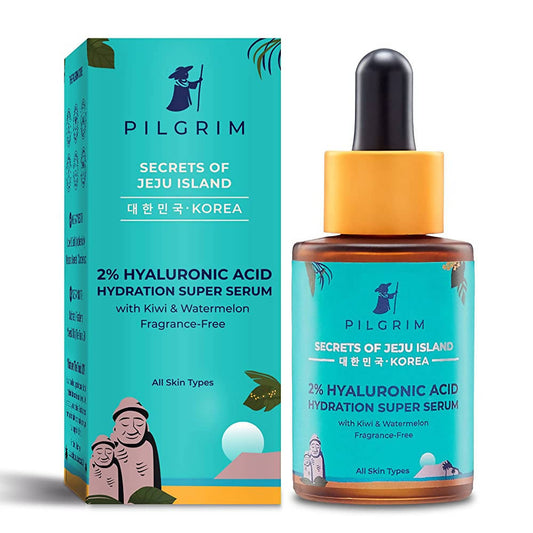 Buy Pilgrim 2% Hyaluronic Acid Hydration Super Serum from DrMediCart, Ship from India to USA