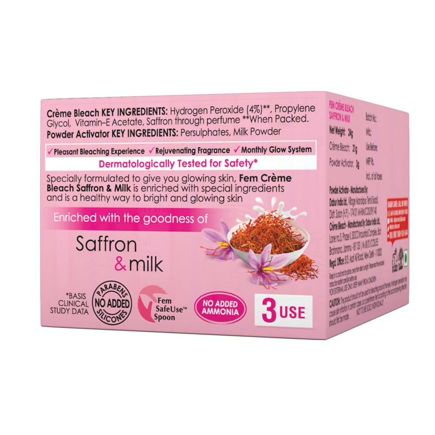 Fem Fairness (Saffron & Milk) Creme Bleach