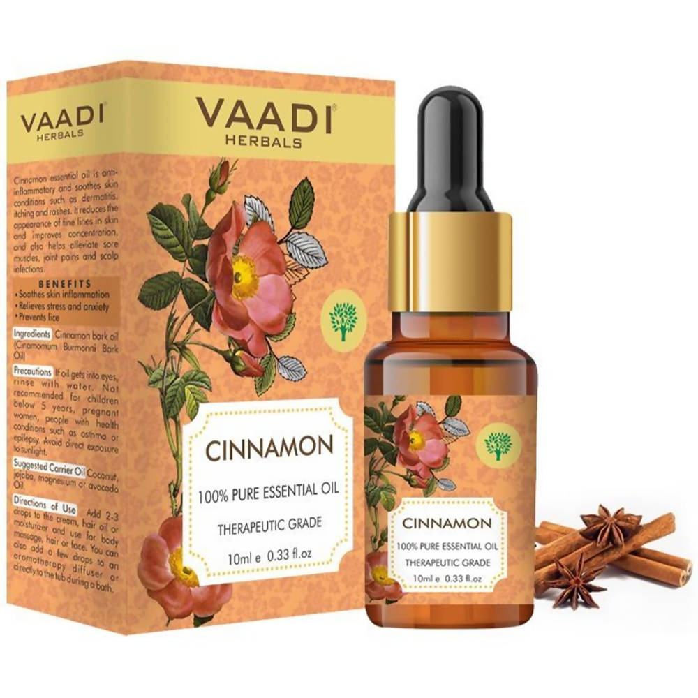 Vaadi Herbals Cinnamon 100% Pure Essential Oil Therapeutic Grade - Drmedicart