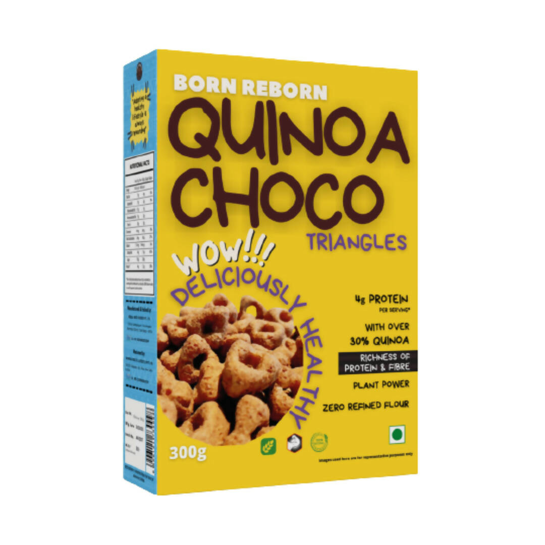 Buy Born Reborn Quinoa Crunchy Choco Triangles from DrMediCart, Ship from India to USA