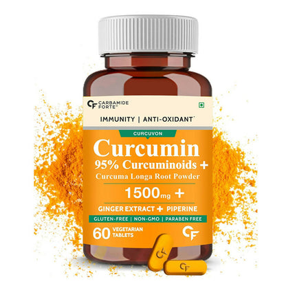 Carbamide Forte Curcumin with Ginger Extract, Piperine Tablets
