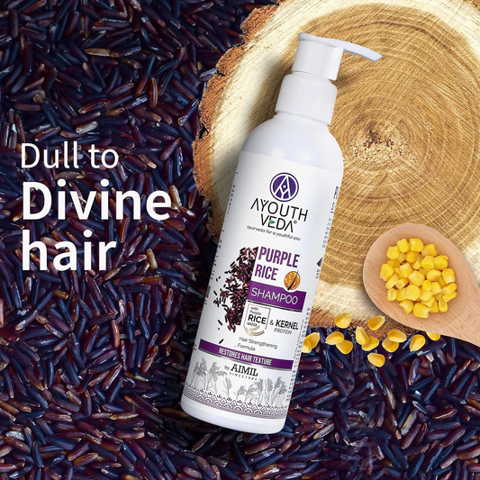 Buy Ayouthveda Purple Rice Shampoo from DrMediCart, Ship from India to USA