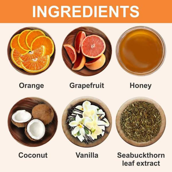 Bodyherbals Radiance Orange & Honey Body Polisher