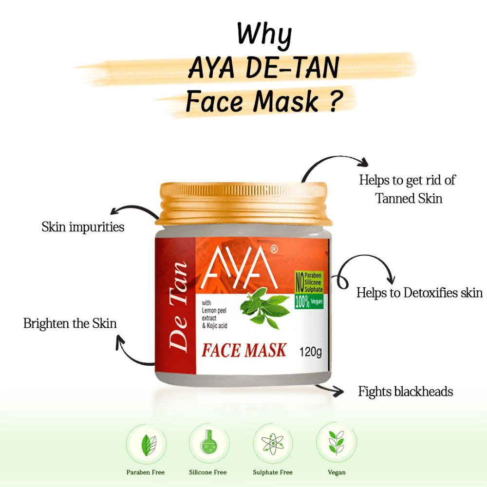 AYA De-Tan Face Mask