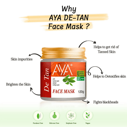 AYA De-Tan Face Mask