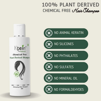 Ktein Natural Chemical Free Plant Derived Shampoo & Conditioner Combo