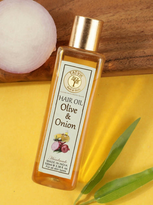 Buy Tatvik Ayurveda Hair Oil - Olive & Onion from DrMediCart, Ship from India to USA