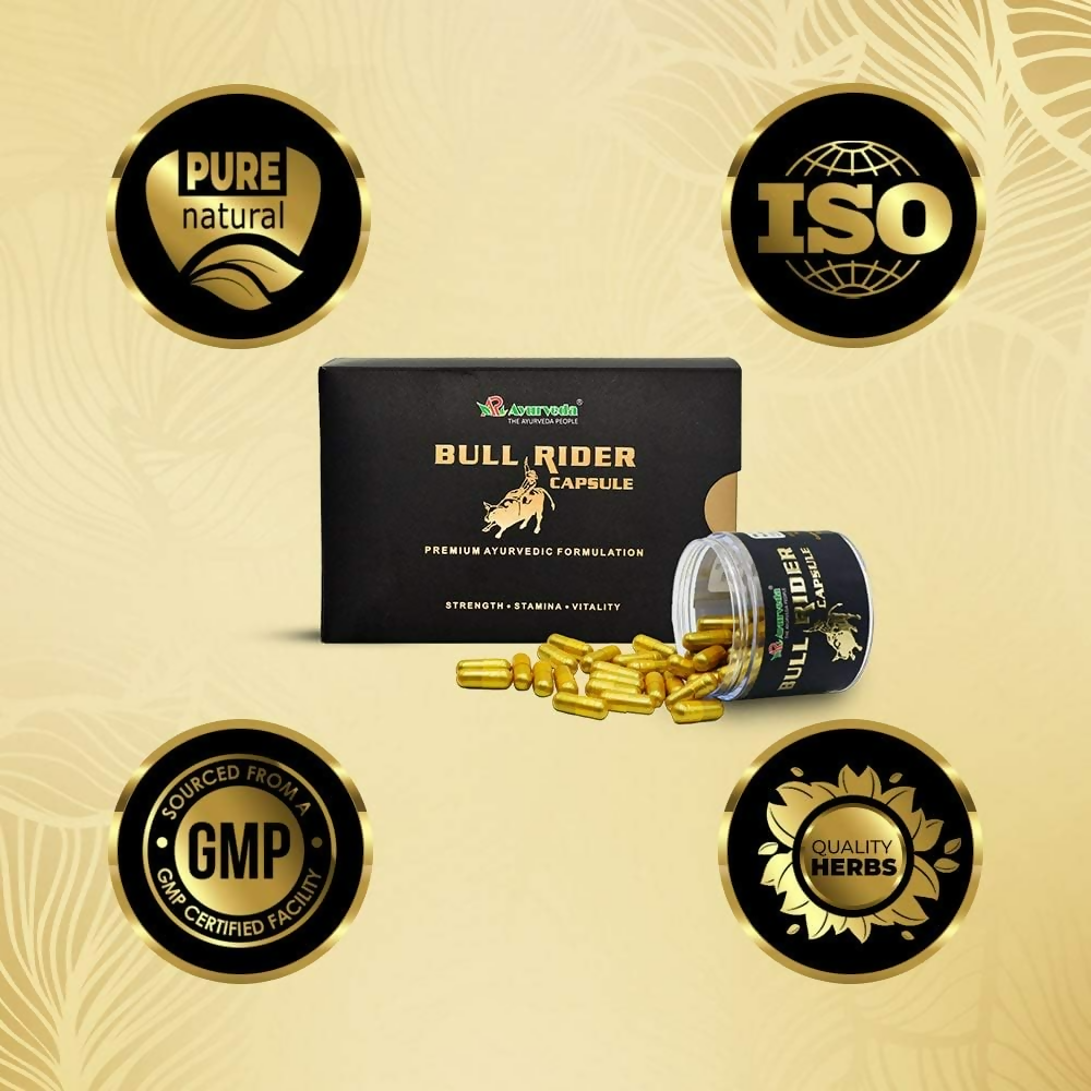 A R Ayurveda Bull Rider Capsules