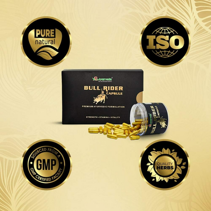 A R Ayurveda Bull Rider Capsules