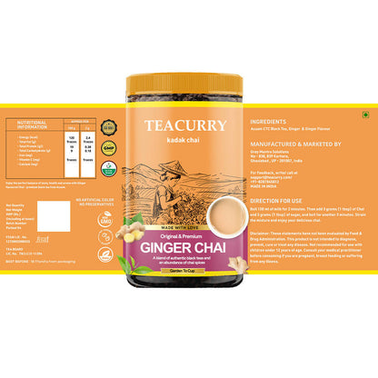 Teacurry Ginger Chai Powder - Drmedicart