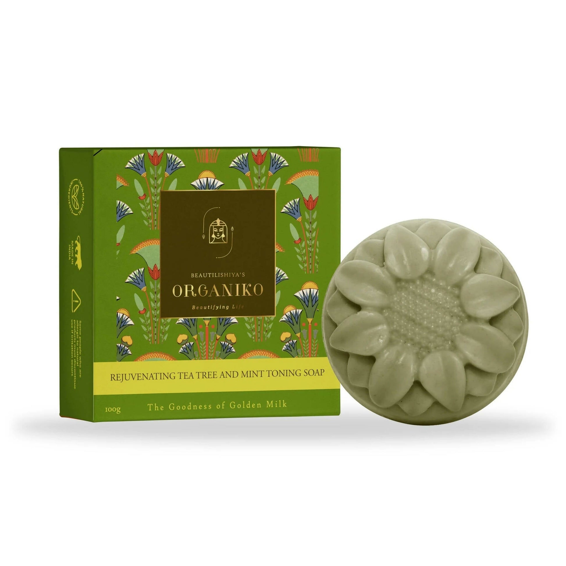 Buy Organiko Rejuvenating Tea Tree and Mint Toning Soap from DrMediCart, Ship from India to USA