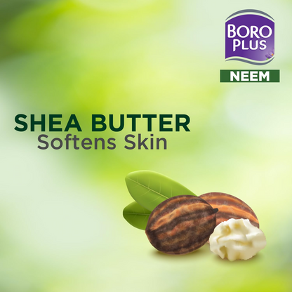 BoroPlus Antiseptic And Moisturising Bathing Neem Soap With Neem, Tea Tree, Aloe Vera & Shea Butter