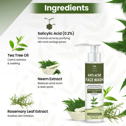 The Natural Wash Anti Acne Face Wash