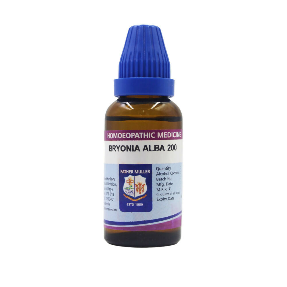 Father Muller Bryonia Alba Dilution