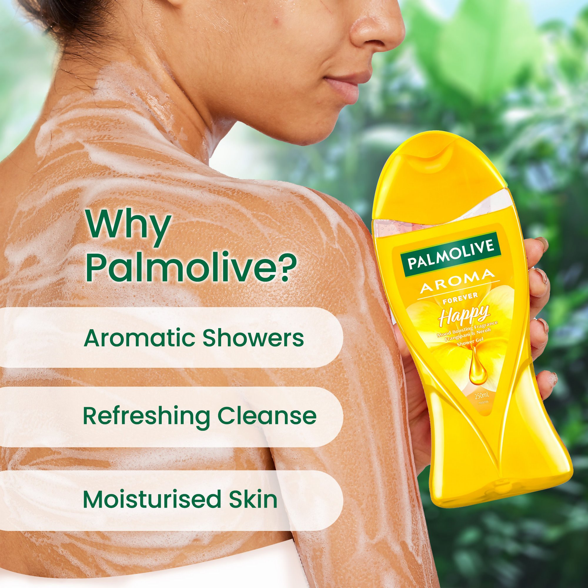 Palmolive Aroma Forever Happy Body Wash With Frangipani & Neroli