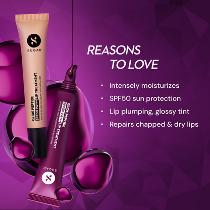 SUGAR Glide Peptide SPF50 PA+++ Lip Treatment - 02 Caramel Crepe