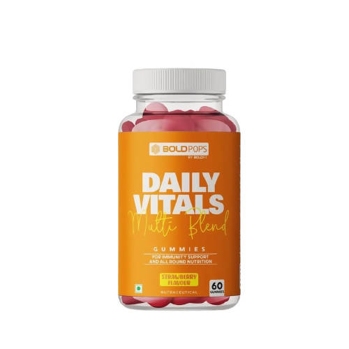 Boldpops Daily Vitals Multi Blend Gummies (Strawberry)
