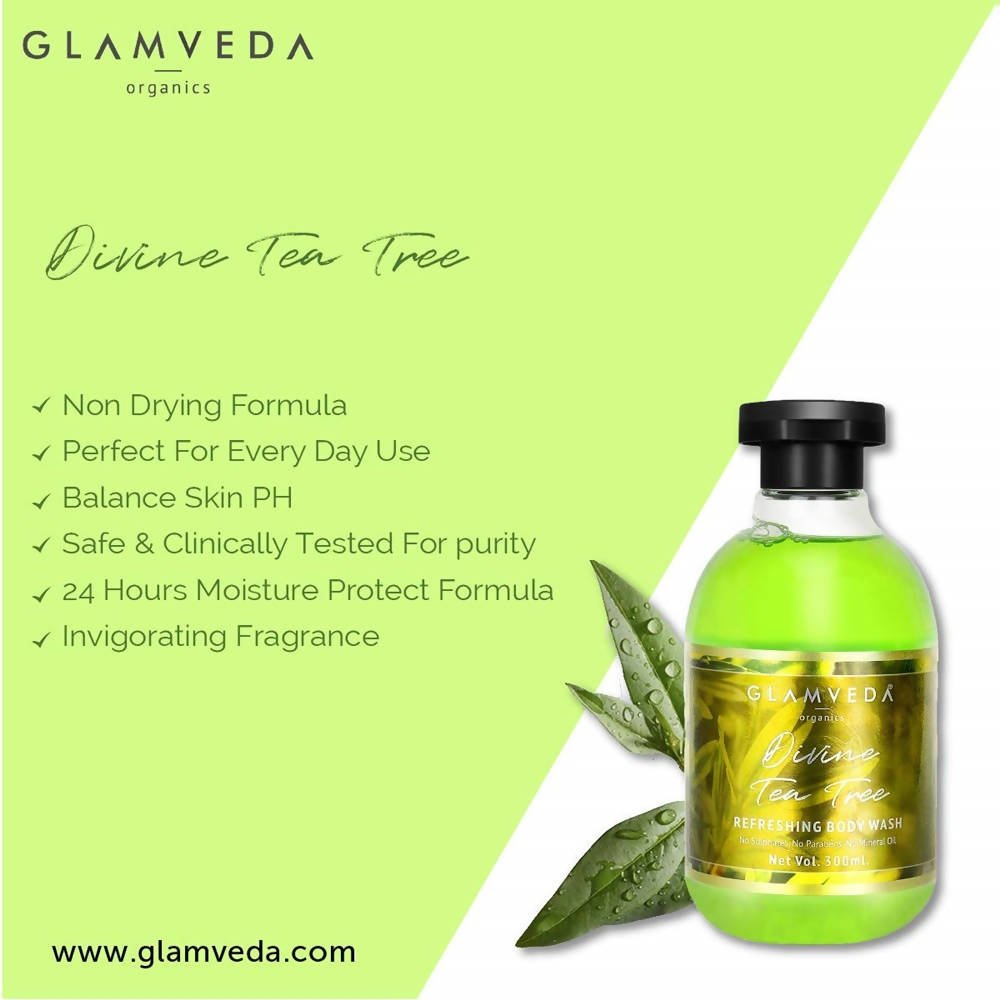 Glamveda Divine Tea Tree Nourishing Body Wash