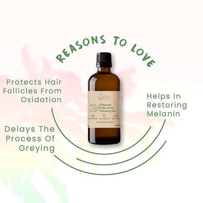 FOY Naturals 24 Element Hair Oil For Greying Hair