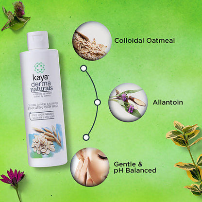 Kaya Colloidal Oatmeal & Allantoin Exfoliating Body Wash